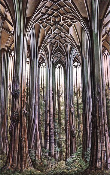 Forest Cathedral by Cory Ench Family Tree Art, Forest Art, Tree Tattoo, Enchanted Forest, Beautiful Tree, Tree Art, Fractal Art, Art Techniques, Medium Art