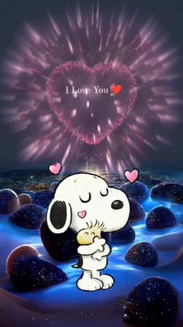 Snoopy I Love You, Like And Comment, September 22, Snoopy And Woodstock, Love You All, Woodstock, Charlie Brown, I Love You, Snoopy