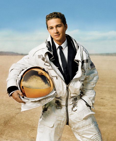 Astronaut Photoshoot, Mark Seliger, Vanity Fair Magazine, Cosmos Space, Space Universe, Shia Labeouf, Photography Magazine Cover, Supermodels Runway, Fly Girl