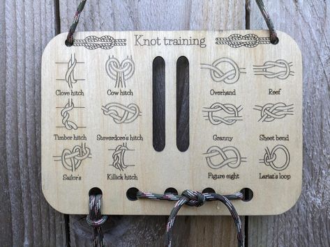 Knot Tying Instructions, School Site, School Equipment, French Knot Embroidery, Knot Tying, Nature School, School Birthday, Square Knot, Forest School