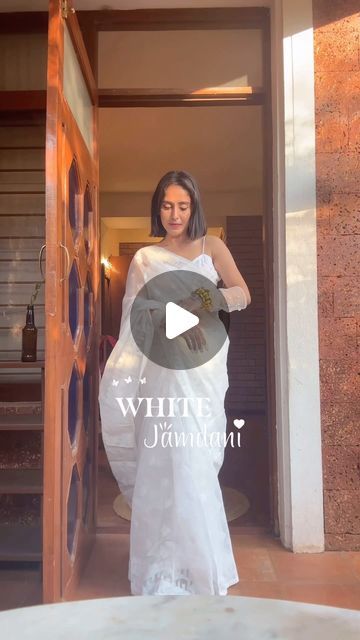 Jamdani Saree, Saree, Songs, White, Instagram