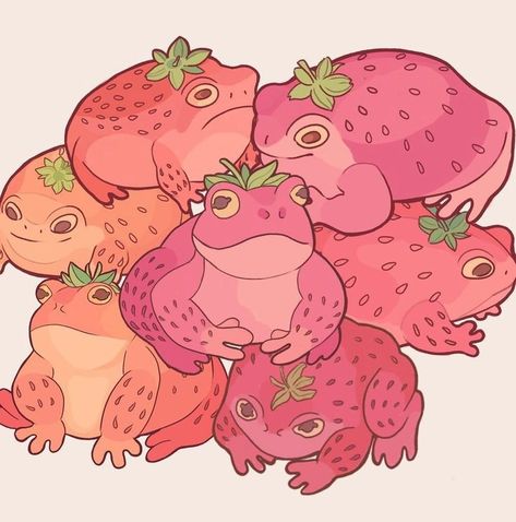 Fat Frog Drawing, Frog Oc, Frog Character Design, Frog Fanart, Cute Frog Art, Frog Illustration, Frog Pictures, Frog Drawing, Frog Art