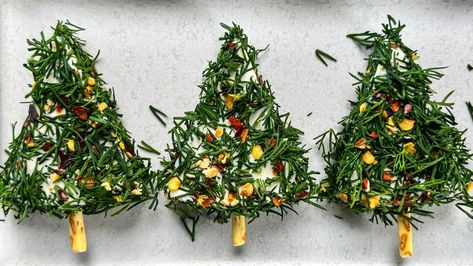 Easy Christmas tree cheeses kids (and adults) will love | SBS Food Christmas Tree Veggie Skewers, Cow Cheese, Laughing Cow, Sbs Food, Bad Taste, Simple Christmas Tree, All Vegetables, Simple Christmas, Christmas Food