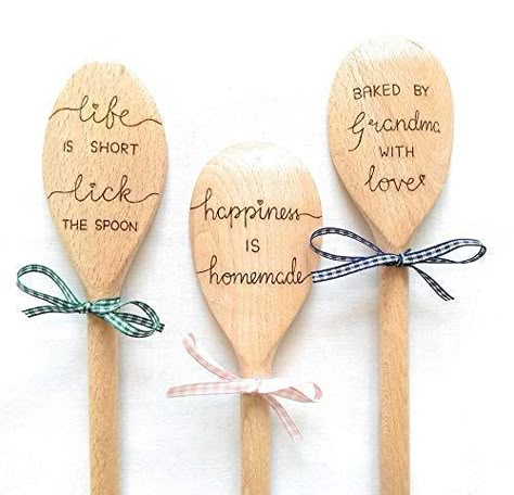 Wooden Spoon Diy, Education Tattoos, Quotes Outdoors, Wooden Spoon Crafts, Wood Burn Spoons, Wood Burning Stencils, Wood Laser Ideas, Wood Burn Designs, Spoon Crafts