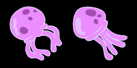 Spongebob Jelly Fish Tattoo, Jelly Fish Spongebob, Spongebob Jellyfish Tattoo, Sponge Bob Jelly Fish, Spongebob Jellyfish Painting, Spongebob Clipart, Jellyfish Outline, Spongebob Blue Jellyfish, Jelly Fish From Spongebob