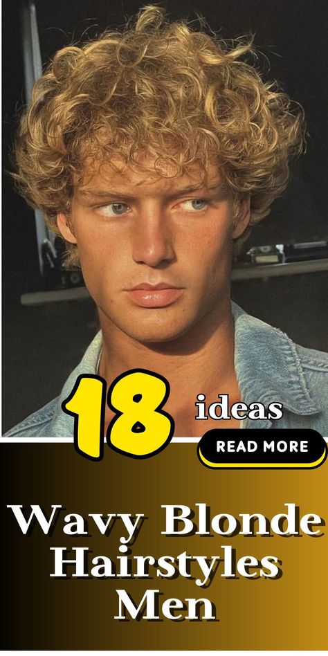 Explore top men's wavy blonde hairstyles that blend trend with tradition. Perfect for any occasion, find your style from our latest collection of wavy haircuts for men Wavy Blonde Hairstyles, Mens Wavy Hairstyles Short, Wavy Hair Men Haircut, Men's Long Hairstyles Wavy, Mens Hairstyles Medium Wavy, Wavy Perm, Middle Part Hairstyles, Blonde Wavy Hair, Mens Hairstyles Medium