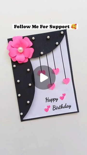 Shrishti Jain on Instagram: "Beautiful Birthday Card Making 😍💕 #birthday #happybirthday #birthdaycard #birthdaygreetingcard" Greetings Cards Handmade Birthday, Greeting For Birthday, Handmade Birthday Greeting Cards Ideas, Teen Girl Birthday Cards Handmade, Greeting Card Making For Kids, Birthday Cards Handmade Female, 3d Cards Diy, Birthday 3d Card, Birthday Cards Diy Handmade