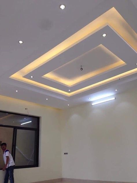 Latest stylish new false ceiling designs 2022 #modernceilingideas Drywall Ceiling Design, Office Ceiling Design, Gypsum Ceiling Design, Luxury Ceiling Design, Simple Ceiling Design, Down Ceiling Design, New Ceiling Design, Pvc Ceiling Design, False Ceiling Living Room