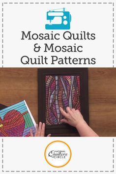 Mosaic Quilt Patterns, Quilt Hacks, Mosaic Quilts, Mosaic Quilt, Free Mosaic Patterns, Gaudi Mosaic, Quilt Techniques, Tiled Quilt, Sewing Videos