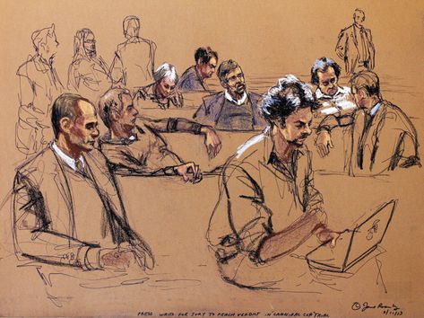 Trial & Image: Courtroom Artists Capture the Colors and Gestures of Justice – ARTnews.com Courtroom Sketch, Sketch Artist, Tom Brady, Art Studies, New England Patriots, Art Room, Drawing Sketches, New Art, To Draw