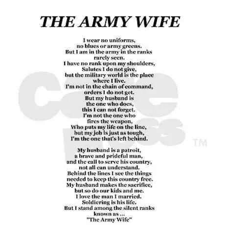 Military Spouse Quotes, Army Wife Quotes, Wife Poems, Spouse Quotes, Soldier Wife, Army Wife Life, Army Wives, Military Quotes, Relationship Things