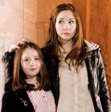 Karen Gillan and Caitlin Blackwood Caitlin Blackwood, Doctor Who Companions, Time Travelers, Steven Moffat, David Tennant Doctor Who, Rory Williams, Donna Noble, Doctor Who Quotes, Christopher Eccleston