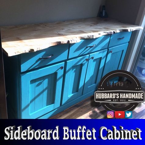 Painted Sideboard Buffet Cabinet Diy Buffet Cabinet, Diy Sideboard Buffet, Toddler Rocking Chair, Diy Buffet, Sideboard Upcycle, Diy Sideboard, Rustic Sideboard, Farmhouse Sideboard, Woodworking Desk