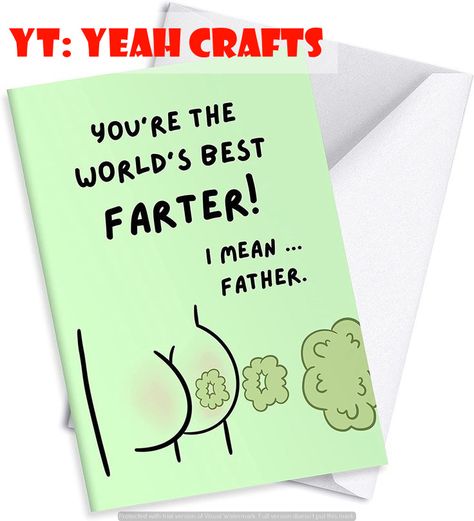 "Quick and Simple DIY Father's Day Presents Diy Birthday Gifts For Dad, Funny Dad Birthday Cards, Diy Father's Day Cards, Father Birthday Cards, Happy Birthday Cards Diy, Creative Birthday Cards, Cool Birthday Cards, Diy Gifts For Dad, Birthday Card Drawing