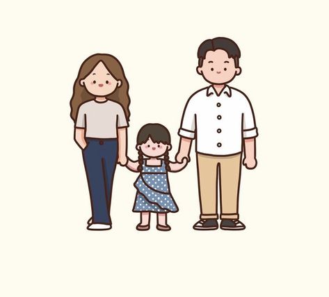 가족 일러스트, Custom Family Illustration, Jesus Cartoon, Simple Character, Family Drawing, Faceless Portrait, Family Cartoon, Poster Drawing, Cute Couple Wallpaper