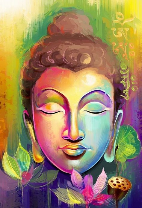 Budda Paint, Budda Drawings, Cartoon Rangoli, Buddha Oil Painting, Buddha Modern Art, Buddha Canvas Art, Buddha Painting Canvas, Ganesh Art Paintings, Buddha Canvas