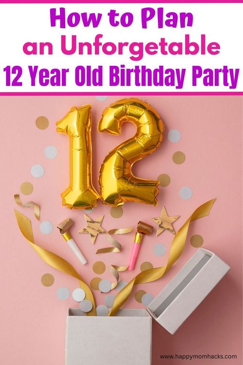 Plan a Cool birthday party for your tween girl with these 57 fun birthday party ideas, activities & games. Find your daughter's perfect birthday party theme with epic sleepovers, spa parties, shopping parties, science parties, outdoor movies, roller skating, and more. Use this to inspire you to plan the party even your picky tween girl will love. Birthday Party Themes For 12 Year Girl, Birthday Party Ideas For 12 Year Girl Theme, Birthday Party Ideas 12th Girl, 12 Year Birthday Party Ideas Theme, Girls 12th Birthday Party Ideas, Preteen Birthday Party Ideas Girl, 12 Birthday Party Ideas Girl, 12th Birthday Party Ideas For A Girl, 12 Year Birthday Party Ideas