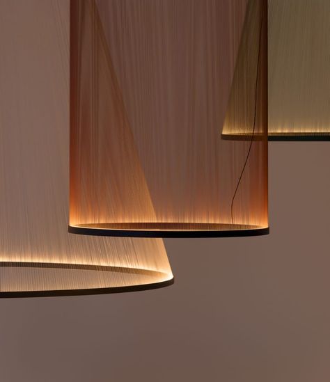 Japanese Chandelier, Floating Lamp, Vibia Lighting, Glass Lights, Spa Lighting, Otaru, Pendant Lamp Design, Light Sculpture, Cafe Interior Design