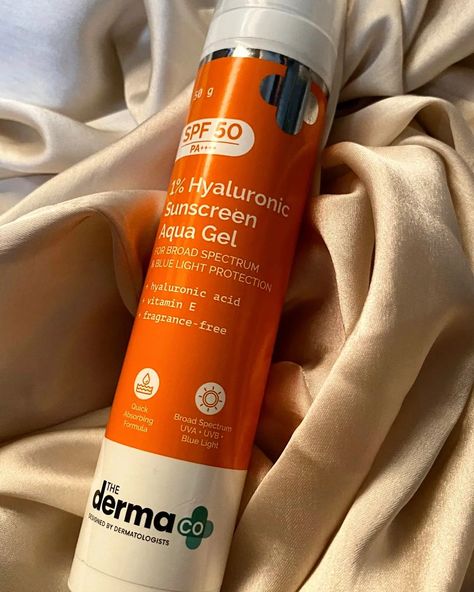 Which Sunscreen do you use ? 🤫💌 This is The Derma Co Hydrating Sunscreen with Hyaluronic Acid is a broad-spectrum sunscreen designed to protect your skin from both UVA and UVB rays. It combines the benefits of sunscreen with hydration, thanks to the inclusion of hyaluronic acid, which is known for its ability to retain moisture in the skin. This makes it suitable for individuals with dry or dehydrated skin, providing sun protection while keeping the skin hydrated throughout the day. Some key... The Derma Co, Broad Spectrum Sunscreen, Dehydrated Skin, Spf 50, Fragrance Free Products, Hyaluronic Acid, Vitamin E, Sun Protection, Sunscreen