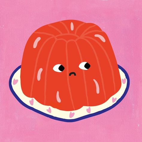 Feeling wobbly ❤️ . . . . #illustration #wobbly #pandemic #doodle #paint #artist #womenwhoillustrate #womenindesign #digitaldesign #sweet… Jelly Illustration, How To Make Jelly, Doodle Paint, Illustration Ideas, Simple Illustration, Educational Materials, Textile Design, Jelly, Digital Design