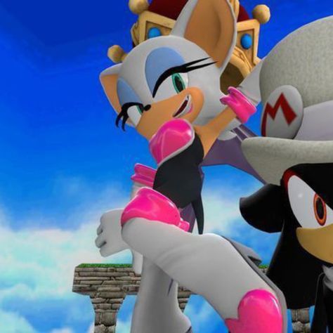 Shadow And Rouge, Shadow Matching, Matching Pfp, Sonic