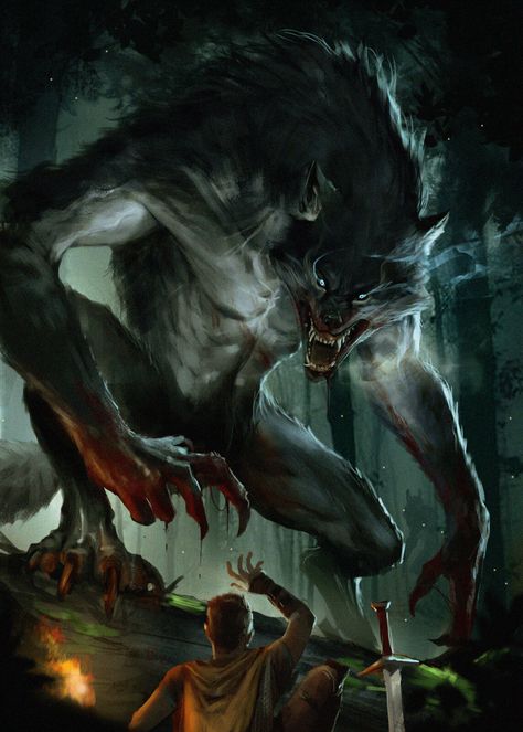 Victorian City, Werewolf Drawing, Creature Fantasy, Wolf Artwork, Dark Creatures, Werewolf Art, Vampires And Werewolves, Fantasy Beasts, Creatures Of The Night