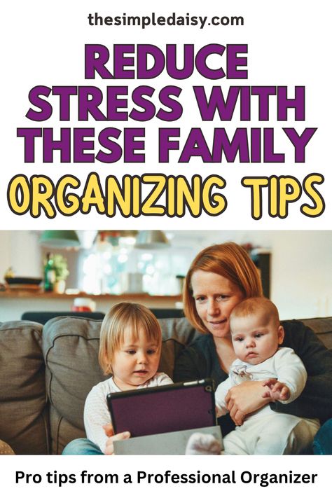 Today, families are busier than ever and it’s easy to get overwhelmed. The following is a list of helpful family organizing tips and routines that can make all the difference in keeping families organized and reducing stress at home as the weeks roll by. We all function better once a system is in place. Organizing routines are especially important for children, so forming habits that help keep your family feeling in control is essential for survival in this fast-paced world we are living in. Family Routine Ideas, Executive Dysfunction Cleaning, Healthy Habits For Family, How To Deal With Stressful Family, Busy Family Organization, School Keepsake, Working Memory, Organization Skills, Back To School Hacks