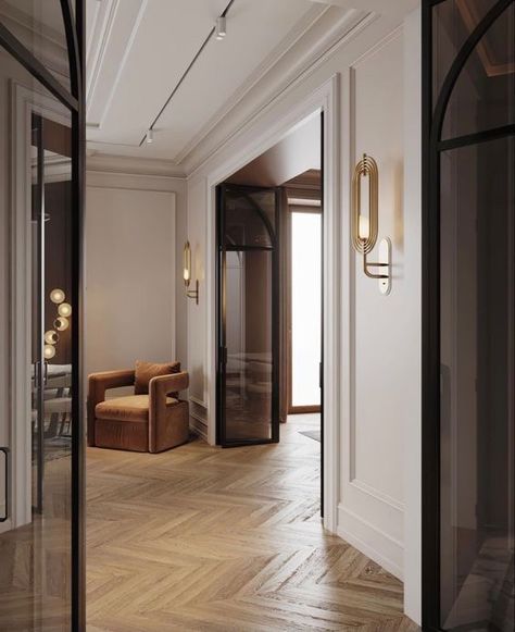 Neoclassical Interior, Flooring Trends, Wooden Floors, Design Apartment, House Projects, Dream House Interior, Apartment Interior, Dream Home Design, Living Design