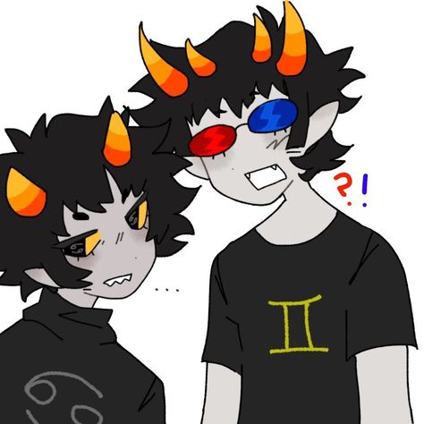 Clowndots Homestuck, Sollux And Karkat, Sollux X Karkat, Mituna Captor Icon, Sollux Pfp, Sollux Captor Icon, Homestuck Matching Icons, Homestuck Sollux, Home Stuck