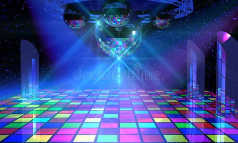 Disco Dance Floor, Disco Theme Party, Disco Party Decorations, 80s Disco, Birthday Party Background, Disco Club, Disco Theme, Photos Booth, Disco Dance