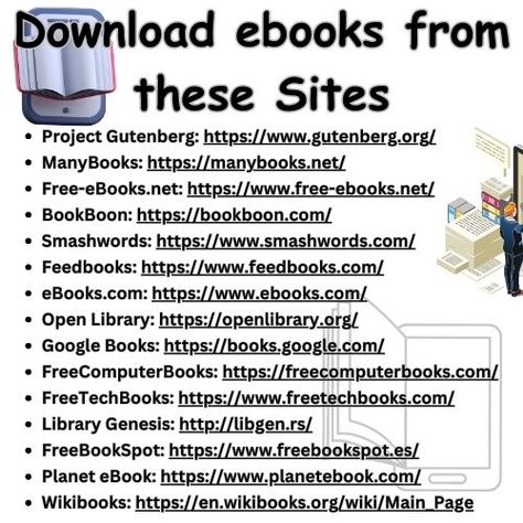 Download ebooks from these sites Sites To Get Free Notes, Reading Books Online For Free, Where To Find Free Books, Telegram Channels For Books, Free Books Download Website, Free Audio Books Website, Free Library Website, Read Books Online Free Pdf, Websites To Download Books For Free