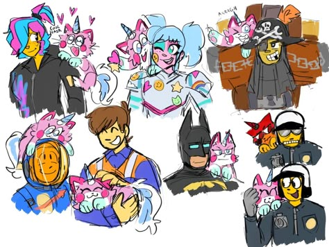 Lego Movie Fanart, Unikitty Lego Movie, Lego Movie Characters, Unikitty Lego, Movie Fanart, Lego Videos, Lego Movie 2, Lego People, Lego Batman Movie