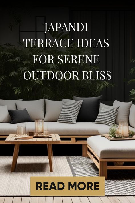 Discover Japandi terrace ideas to transform your outdoor space into a haven of minimalist beauty and tranquility. Embrace serene living today! Japandi Outdoor Space, Japandi Terrace, Japandi Interior Design, Terrace Ideas, Japanese Minimalism, Japandi Interior, Minimalist Beauty, Japandi Style, Calming Colors