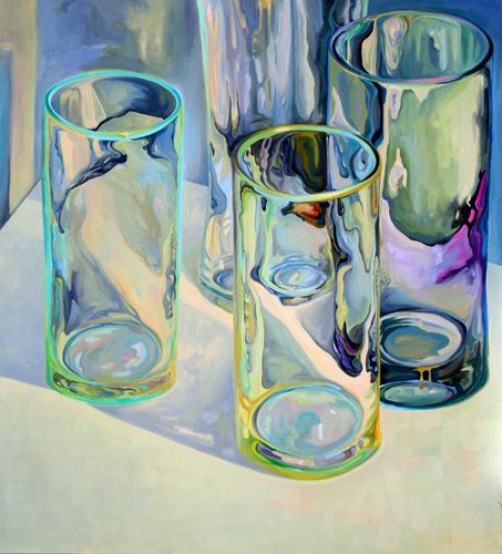 kitnight High School Art Lessons, Reflection Art, Painting Still Life, Summer Wallpaper, Sketchbook Art Inspiration, Glass Containers, Still Life Painting, Art Class, Glass Painting