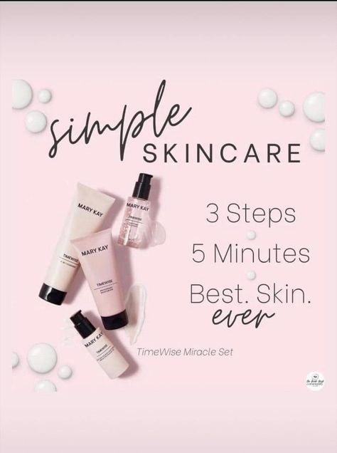 Try the new and improved miracle set and see all of thd new and holiday items available 😍 Mary Kay Miracle Set, Timewise Miracle Set, Mary Kay Ash, Mary Kay Consultant, Mary Kay Timewise, Simple Skincare Routine, Brown Eyeliner, Beauty Consultant, Skin Care Solutions