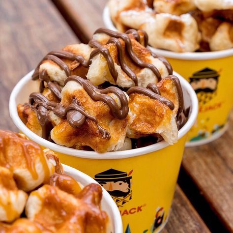 Nutella Waffle, Waffle Bites, Nutella Waffles, You Deserve, Nutella, Waffles, French Toast, On Instagram, Quick Saves