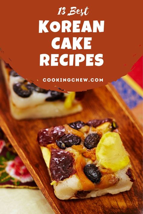 Satisfy your cravings with these 13 best Korean Cake Recipes! Whether you are looking to make a show-stopping dessert or just something simple, you will find everything you need right here! Korean Desserts Recipes, Korean Sweets Recipe, Deserts Recipes Korean, Korean Cake Recipe How To Make, Korean Dessert Recipes Sweets, Korean Cake Recipe, Easy Korean Dessert Recipes, Korean Cakes, Korean Sponge Cake Recipe