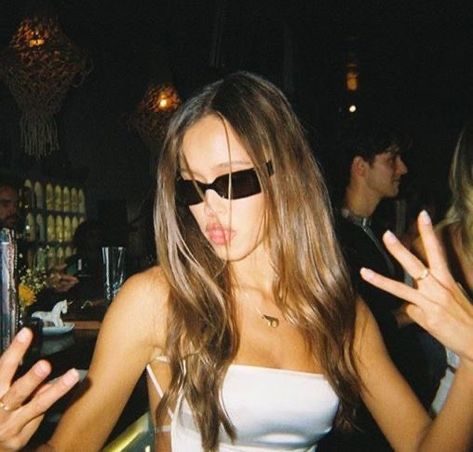 A Woman, Sunglasses, Bar, Film