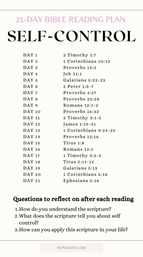 Self Discipline Scripture, Scripture To Read While Fasting, Bible Verse Reading Plan, Nightly Bible Reading, Bible Chapters To Read In The Morning, How To Pray With Scripture, Easy Bible Reading Plan, Bible Study Plans For Beginners Reading, Weekly Bible Reading Plan