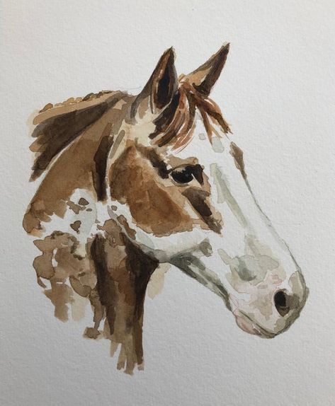 Custom Horse Portrait, watercolor pet painting, original painting, custom artwork Watercolor Paintings Of Animals, Portrait Watercolor, Equestrian Art, Watercolor Horse, Custom Horse, Horse Portrait, Horse Drawings, Equine Art, Watercolor Inspiration