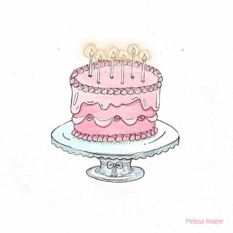 Happy Day After Your Birthday, Birthday Cake Animation, Animated Birthday Cake, Cake Animation, Cake Congratulations, Birthday Cake Girls Teenager, Birthday Illustrations, Happy Birthday Wishes Song, Cake Gif