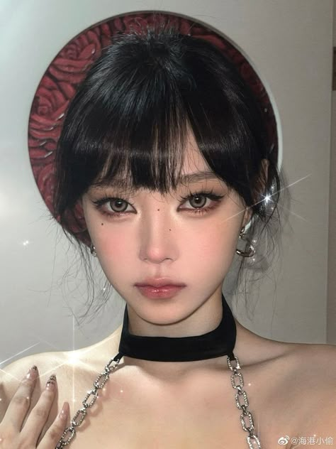 Black Hair Makeup, Asian Makeup Looks, Makeup Korean, Sparkly Makeup, Doll Eye Makeup, Korean Eye Makeup, Ulzzang Makeup, Ethereal Makeup, Makeup Eye Looks