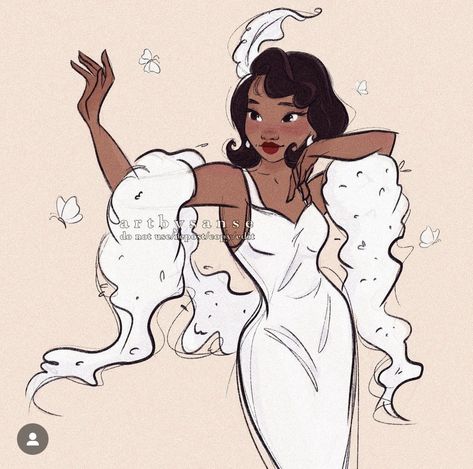 Tiana Fanart, Tiana Art, Tiana And Naveen, Tiana Disney, Disney Character Art, Disney Princess Tiana, Princess Drawings, Disney Artwork, Princess Tiana