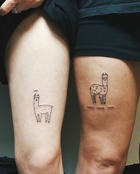 Llama Tattoo, Couple Tattoos Love, Romantic Tattoo, Small Couple Tattoos, Arm Tats, Bestie Tattoo, Tattoo Time, Tato Henna, Matching Friend