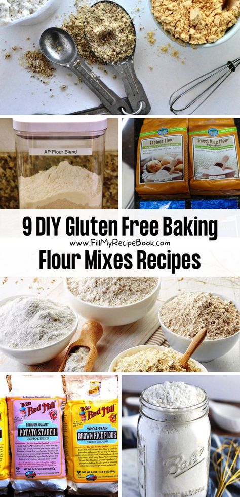 here we share a few recipe ideas to create the best DIY gluten free baking flour mixes at home, easy and various ways to mix GF fours for your bakiing. Diy Gluten Free Bread Flour Blend, 1:1 Gluten Free Flour Recipe, Gluten Free Mixes, Diy Gluten Free Flour Blend, Diy Gluten Free Flour, Homemade Gluten Free Flour, Gluten Free Flour Mix Recipe, Gluten Free Bread Flour, Gluten Free Flour Recipe