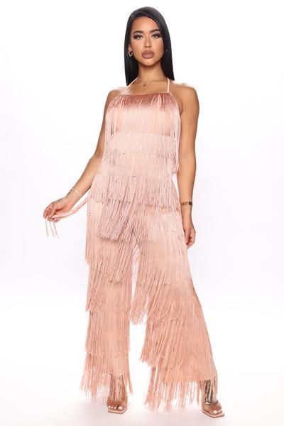 New Womens Clothing | Buy Dresses, Tops, Bottoms, Shoes, and Heels – Fashion Nova Tassel Jumpsuit, Fringe Jumpsuit, Tassel Outfit, Heels Fashion, Jumpsuit Fashion, Curve Dresses, Womens Loungewear, Clothing Styles, Buy Dress