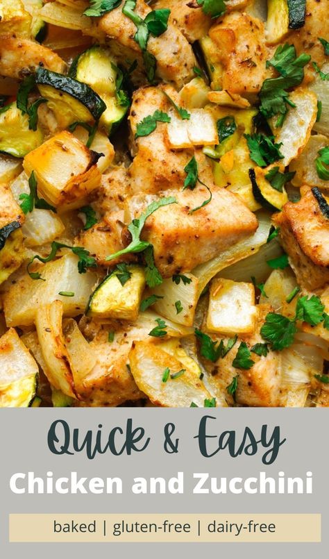 Baked Chicken Zucchini Recipes, Chicken And Squash Recipes Healthy, Italian Chicken And Zucchini Recipes, Low Carb Chicken And Zucchini Recipes, Whole 30 Chicken And Zucchini Recipes, Lemon Chicken And Zucchini, Chicken And Zucchini Bake, Zucchini Recipes Chicken, Easy Zucchini Dinner Recipes