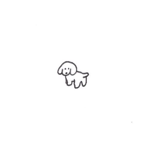 Cute Mini Drawings, Tatoo Dog, Mini Drawing, Cute Small Drawings, 16 Tattoo, Doodle Tattoo, 강아지 그림, Small Drawings, Easy Doodles Drawings