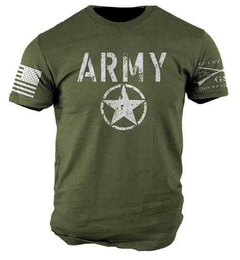 Cricut Clothing, Rugged Man, Grunt Style Shirts, Army T Shirt, Mens Fashion Dressy, Blusas T Shirts, Mens Fashion Edgy, Grunt Style, Army Shirts