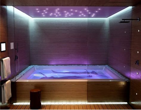 Spa In Casa, Float Room, Float Spa, Luxury Spa Bathroom, Modern Spa, Houses Plans, Bad Inspiration, Steam Showers Bathroom, Spa Room